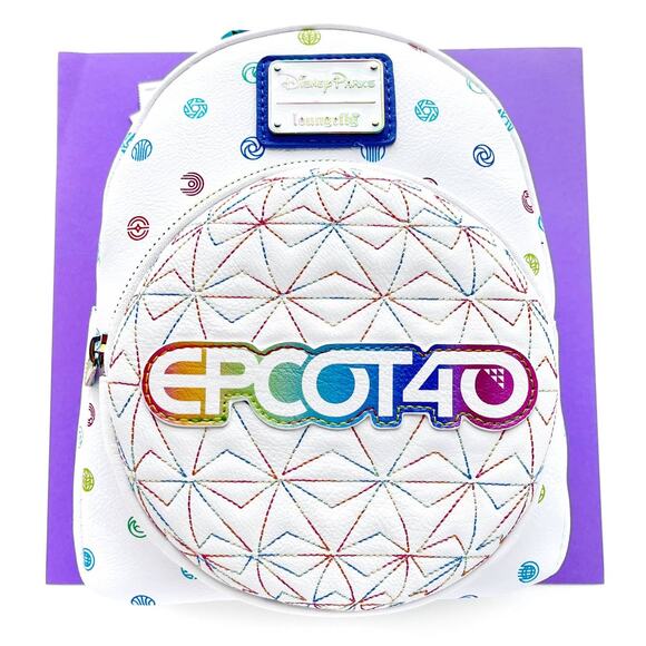 Loungefly Disney Epcot Spaceship Earth Backpack 40th Anniversary Parks Figment